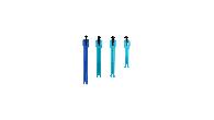Стрепы к мотоботам Leatt 4.5 FlexLock Strap Kit (Blue, OS, 2023 (3022060339))