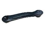 Шатун для велосипеда левый под ромб 165 мм сталь/пластик, черный