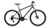Велосипед горный Forward Sporting 2.0 D d-29 1x8 (2023) 21" черный/темно-серый