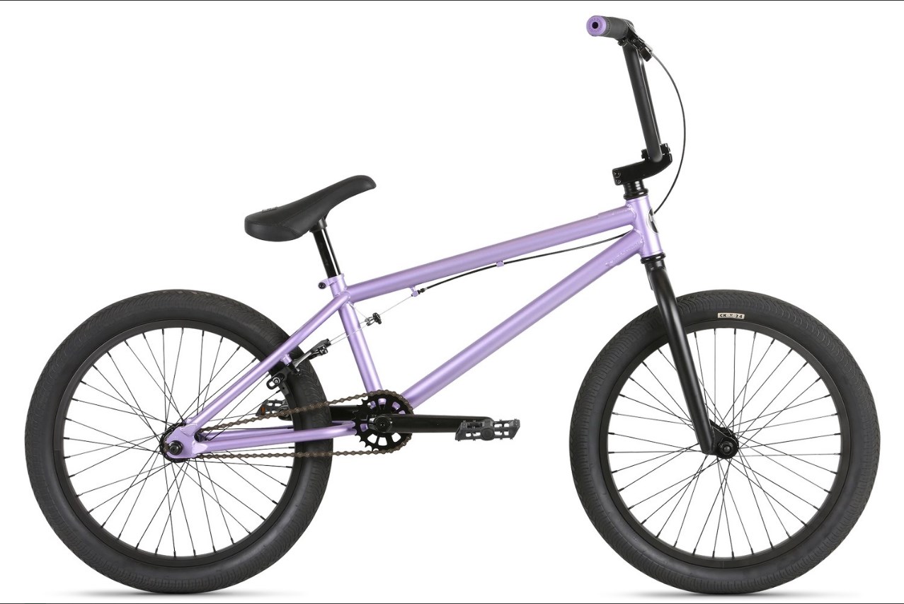 Велосипед BMX Haro stray d-20 (2021) 20,5" матовый-фиолетовый
