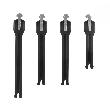 Стрепы к мотоботам Leatt 5.5 FlexLock Strap Kit (Black, OS, 2023 (3020002170))