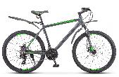 Велосипед горный Stels Navigator 620 MD d-26 3х7 19" антрацитовый/зеленый