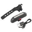 Фонарь для велосипеда задний 261USB red/blue 100lm, 500mAh, 5 функций