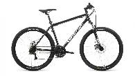 Велосипед горный Forward Sporting 2.2 D d-27,5 3x7 (2022) 17" черный/белый
