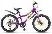 Велосипед подростковый Stels Pilot 240 MD d-20  1x7 11" пурпурный
