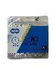 Цепь для велосипеда оригинал KMC K1-W 1/2"x1/8"  (110 зв, 1ск) + замок