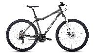 Велосипед горный Forward Sporting 2.0 D d-29 3x7 (2022) 19" черный/белый