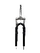 Вилка для велосипеда 24” 1 1/8", V-Br/disc(IS), 80mm