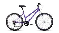 Велосипед горный Altair MTB HT Low d-26 1x6 (2022) 15" фиолетовый/белый