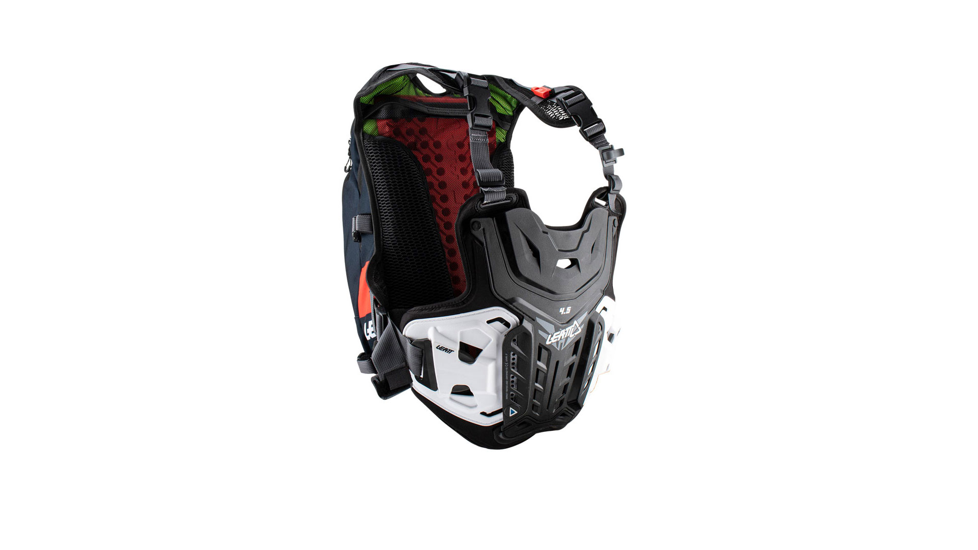 Рюкзак-гидропак защита панцирь Leatt Moto 4.5 Hydra Chest Protector (Black/Red, 2023 (7023051500))