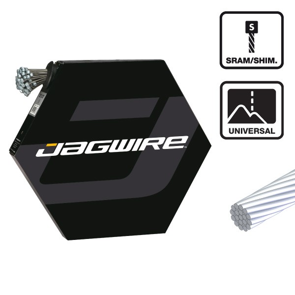 Трос переключения Jagwire Basics Shift Cable Galvanized 1.2 x 2300 мм (100) (BWC1011)