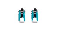 Застежки к мотоботам Leatt 5.5 Buckle (Lime, OS, 2024 (3024010500))