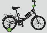 Велосипед детский Sportride KIDS 18 COMPACT черный