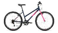 Велосипед горный Altair MTB HT Low d-26 1x6 (2022) 15" темно-синий/розовый
