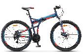 Велосипед складной Stels Pilot 950 MD d-26 3x7 17,5" темно-синий