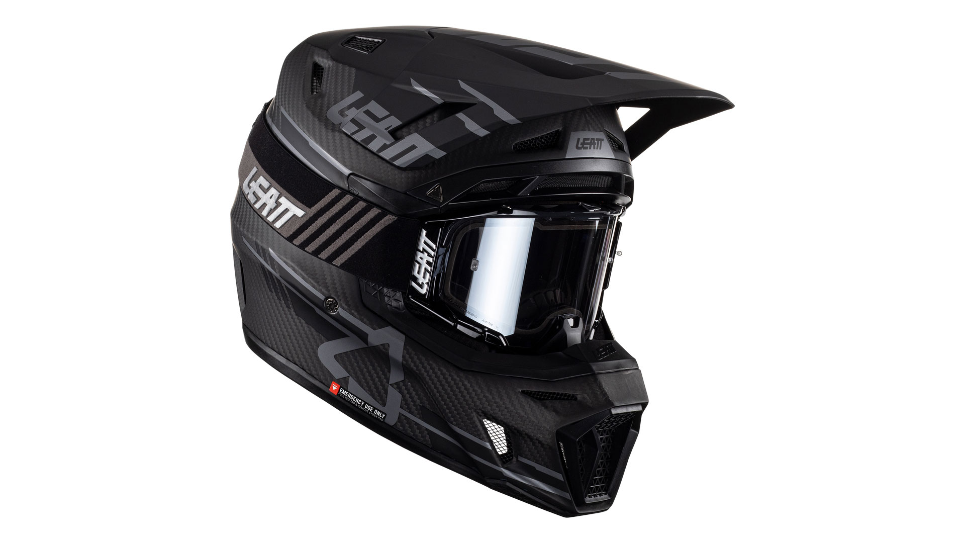 Мотошлем Leatt Moto 9.5 Carbon Helmet Kit (Black, L, 2023 (1023010103))