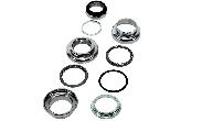 Рулевая колонка для велосипеда 1 1/8 дюйма (резьбовая) хром