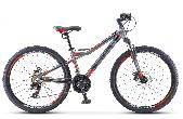 Велосипед горный Stels Navigator 610 MD d-26 3х7 16" серый/красный V040