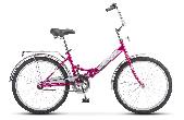 Велосипед складной Десна-2500 d-24 1x1 14" фиолетовый
