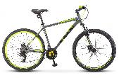 Велосипед горный Stels Navigator 700 MD d-27,5 3х7 21" серый/желтый