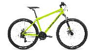 Велосипед горный Forward Sporting 2.0 D d-29 1x8 (2023) 19" ярко-зеленый/черный