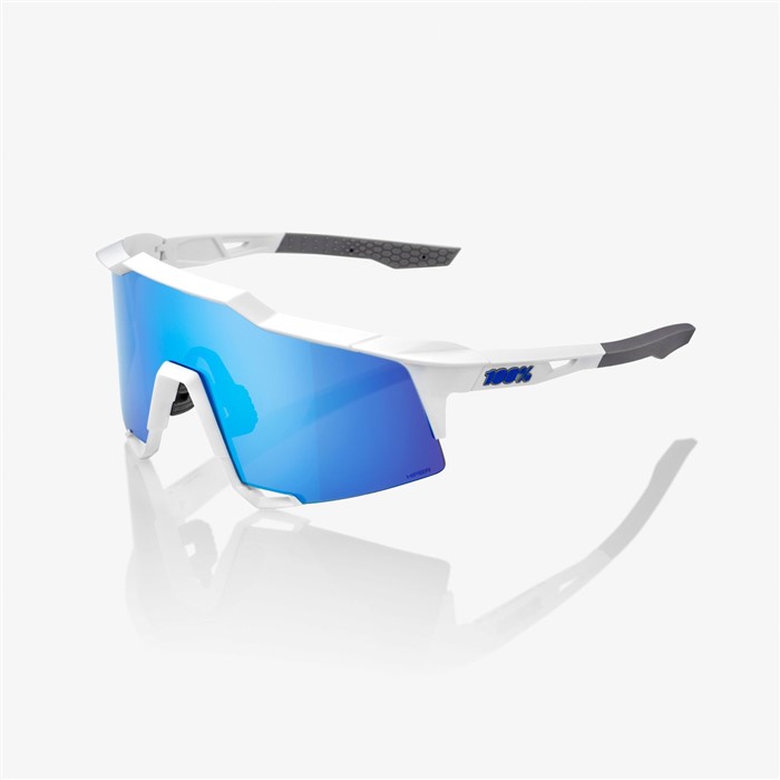 Очки спортивные 100% Speedcraft Matte White / HIPER Blue Multilayer Mirror Lens (61001-407-01)