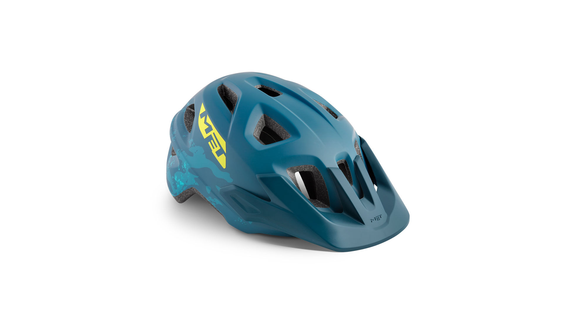 Велошлем подростковый Met Eldar MIPS (Petrol Blue Camo, OS, 2023 (3HM127CE00UNBL1))